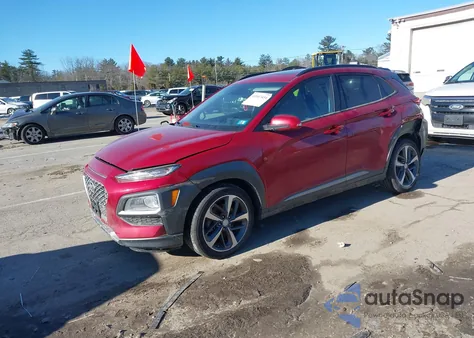 2020 Hyundai Kona Limited z USA, uszkodzony, nr VIN KM8K3CA57LU519261